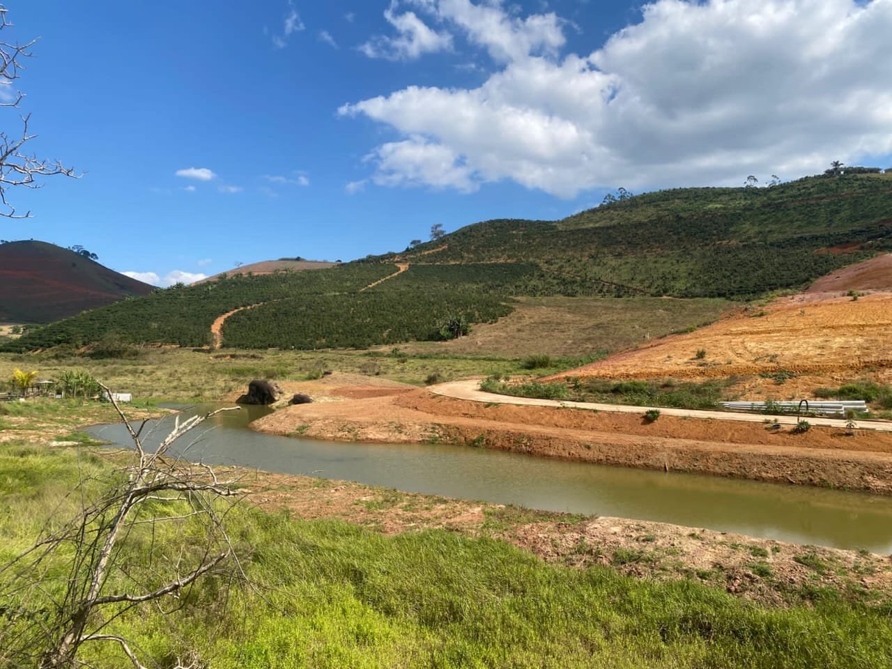 Vista panorâmica do loteamento Vivendas Moreira